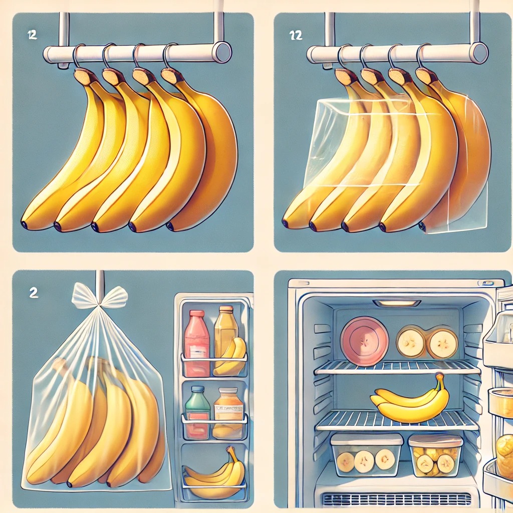 바나나 오래 보관하는 방법