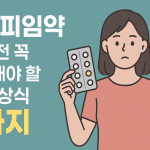 사후피임약 복용 전 꼭 확인