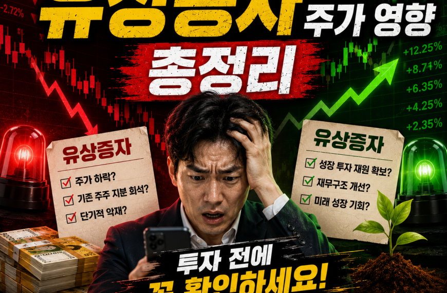 유상증자 뜻