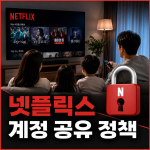 넷플릭스 계정 공유 정책