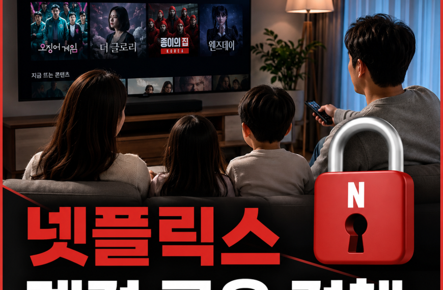 넷플릭스 계정 공유 정책