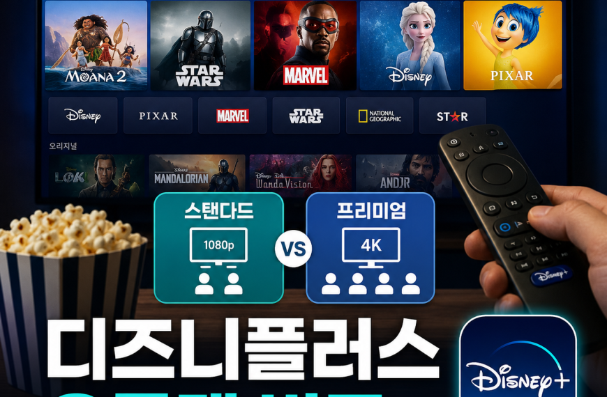 디즈니플러스 요금제 비교