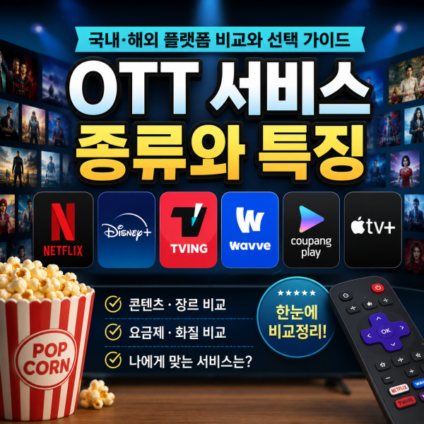 OTT 서비스 종류
