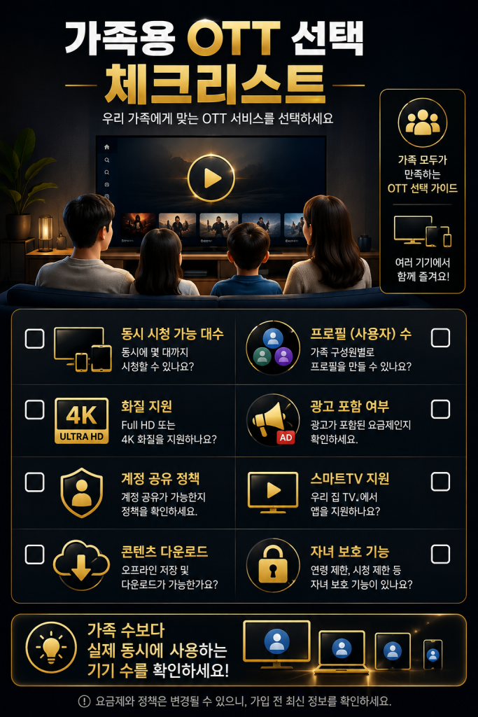 OTT 동시 시청 가능 인원 2