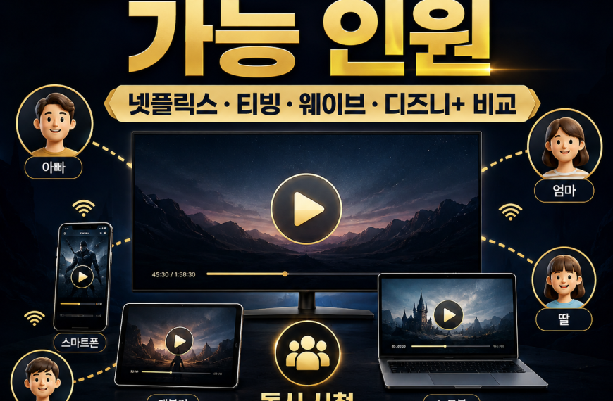 OTT 동시 시청 가능 인원