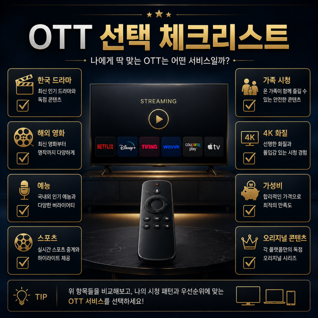 OTT 서비스 가격 비교 2