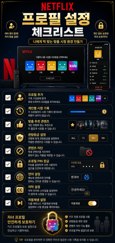넷플릭스 프로필 설정 2