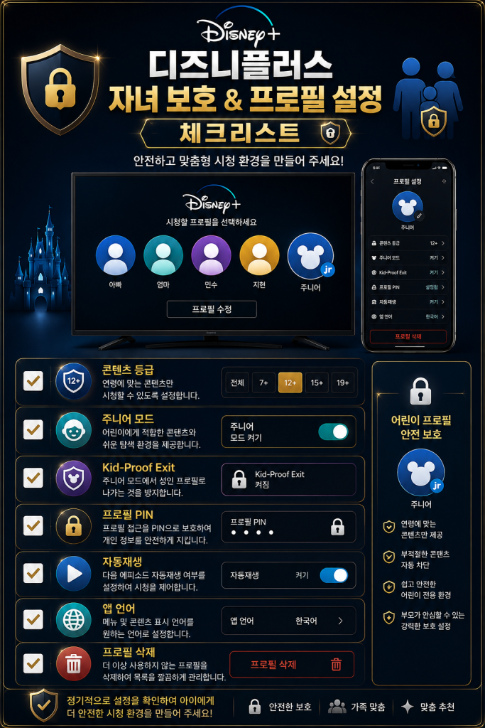 디즈니플러스 프로필 설정 2