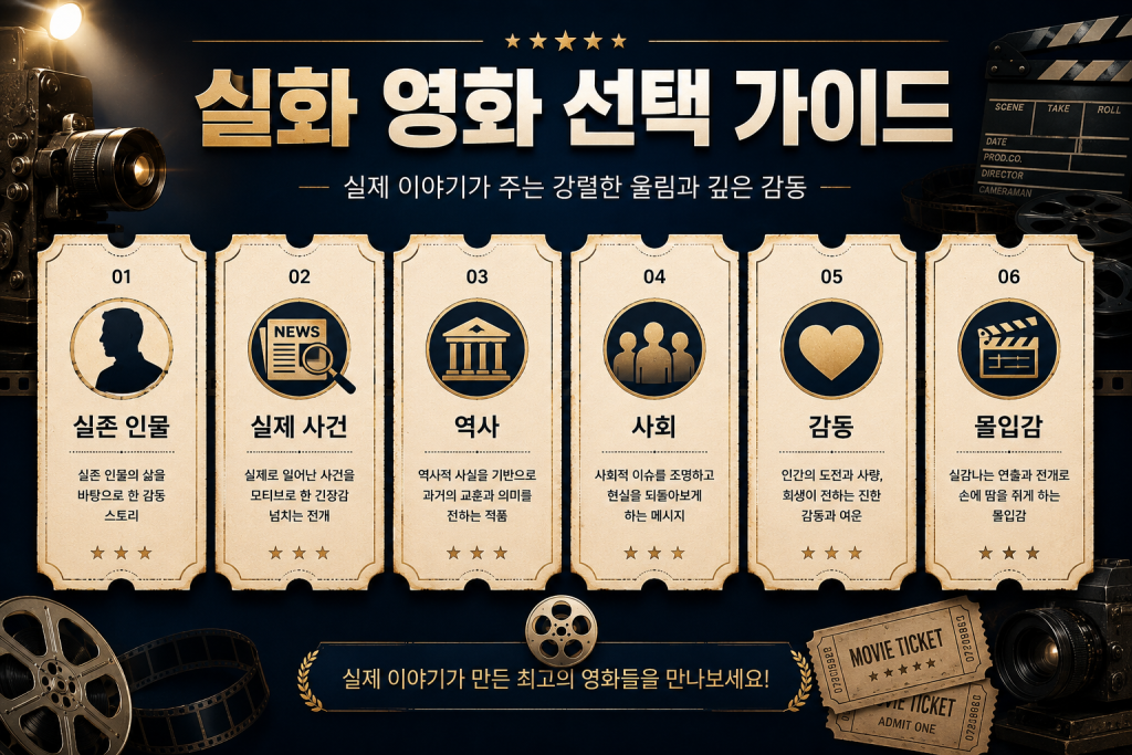 실화 바탕 영화 추천 2