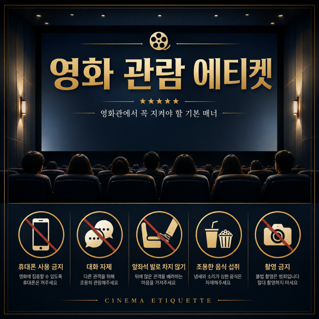 영화 관람 에티켓