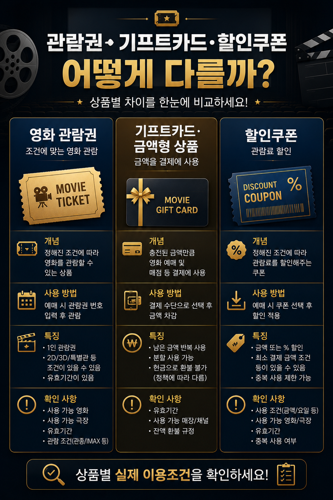 영화 관람권 1