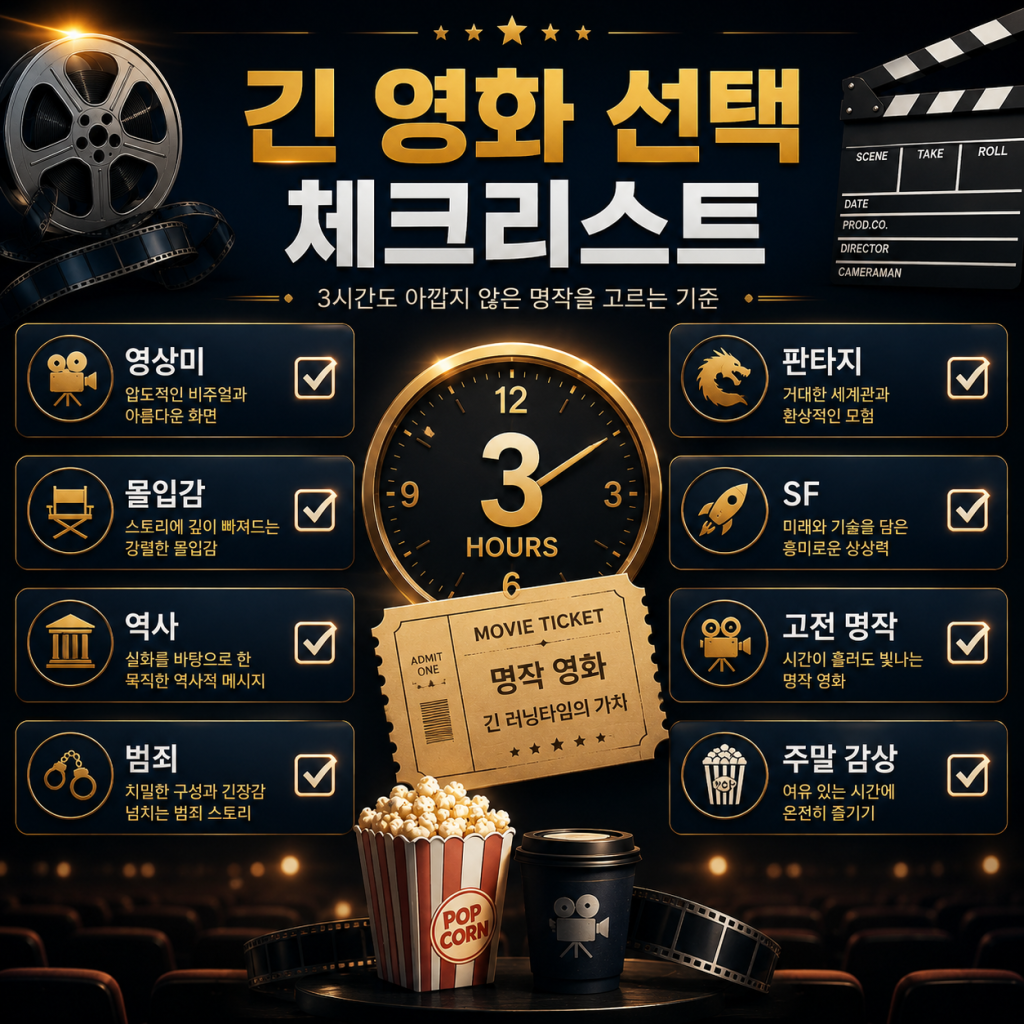 영화 러닝타임이 긴 영화 추천 2