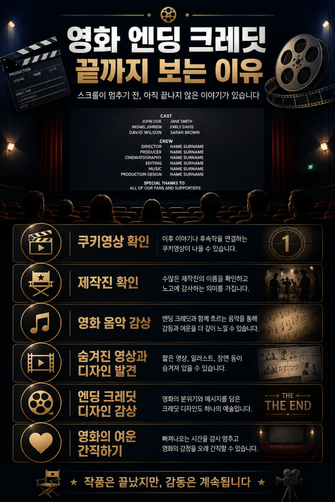 영화 엔딩 크레딧 1