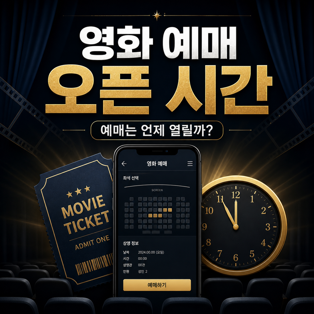 영화 예매 오픈 시간