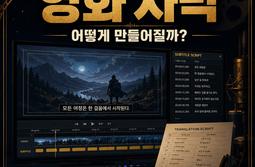 영화 자막