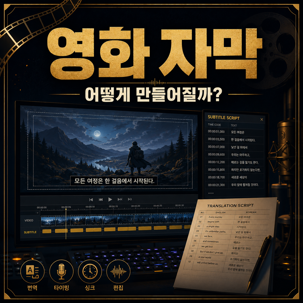 영화 자막