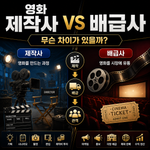 영화 제작사와 배급사 차이
