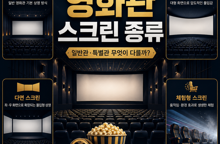 영화관 스크린 종류