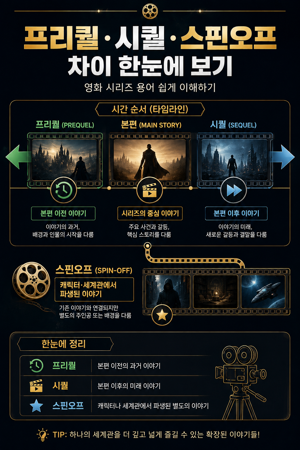 프리퀄 시퀄 스핀오프 차이 1