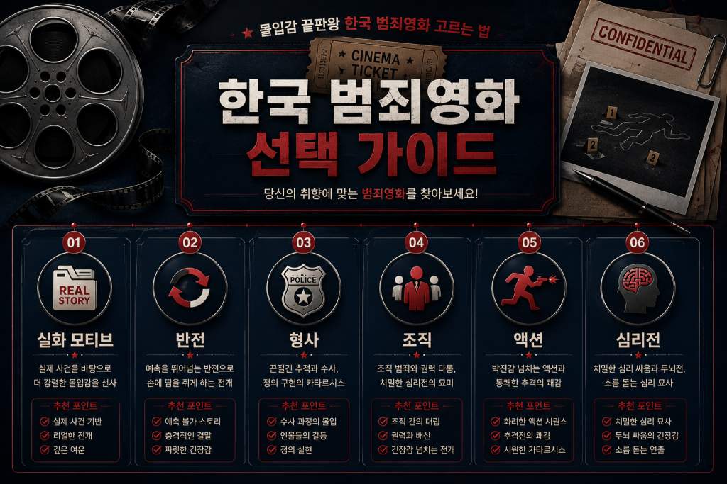 한국 범죄영화 추천 2