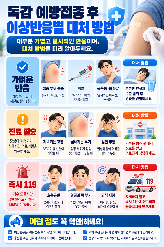 독감 예방접종 후 주의사항 2
