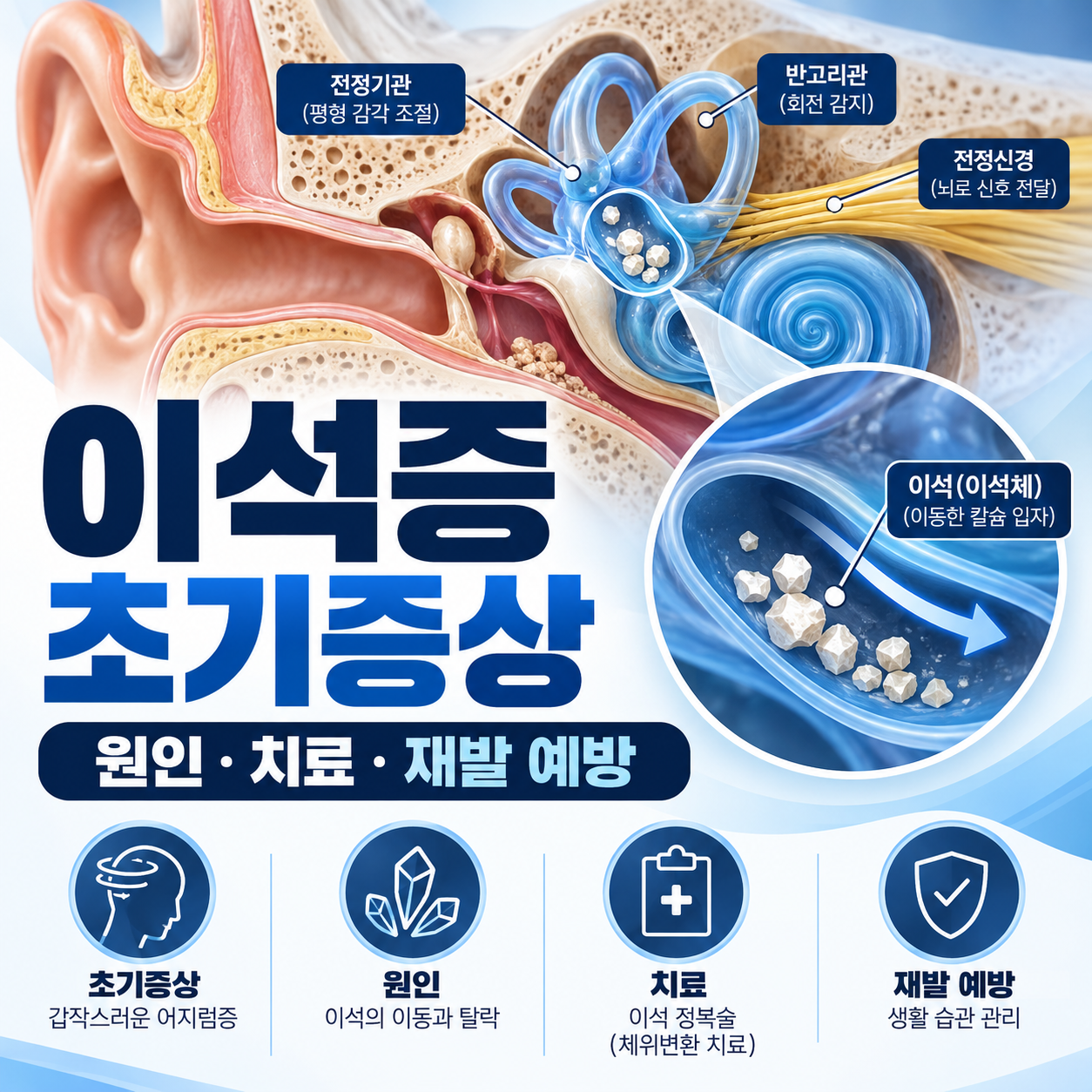 이석증 초기증상