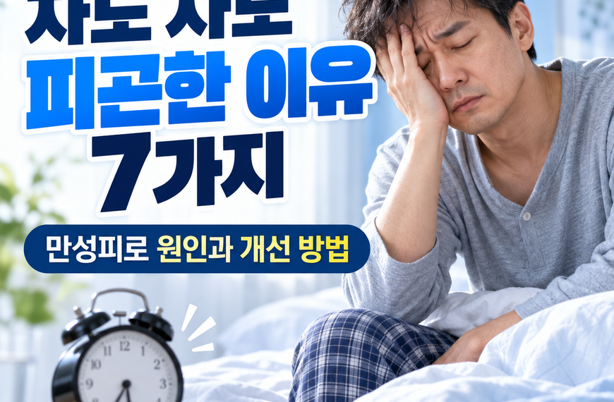 자도 자도 피곤한 이유